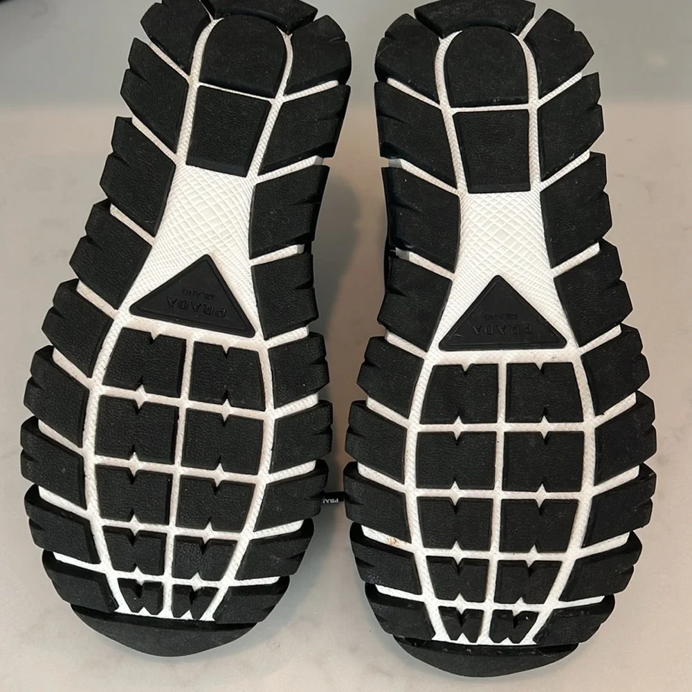 Prada Black and White Chunky Sneakers - Picture 6 of 7